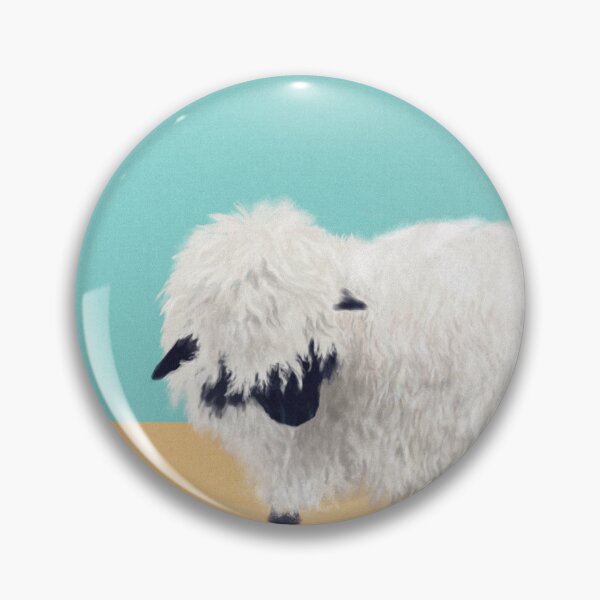 Item preview, valais blacknose sheep digital drawing for charity designed and sold by JayTCee.