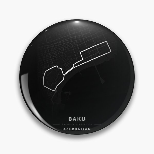 Item preview, Baku circuit in Azerbaijan in Black and white designed and sold by Jerhus.