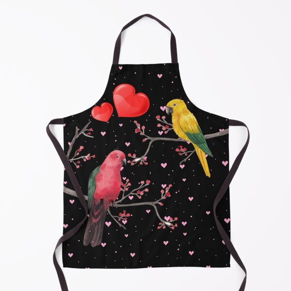 Item preview, valentine's parakeets designed and sold by ZingZest.