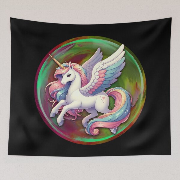 Item preview, unicorn on the moon, Freedom, Moon. designed and sold by CrisMor-Art.