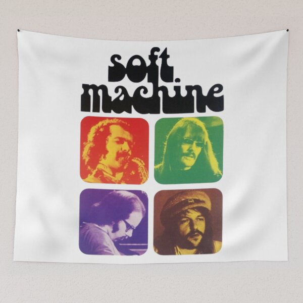 Item preview, Collage de miembros de la banda Soft Machine designed and sold by progcentre.
