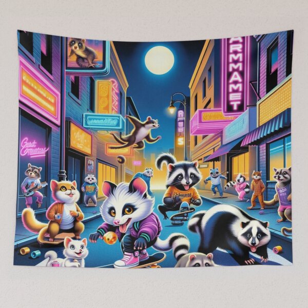 Item preview, Neon Nights: Critters' City Adventure designed and sold by CyberQuesters.