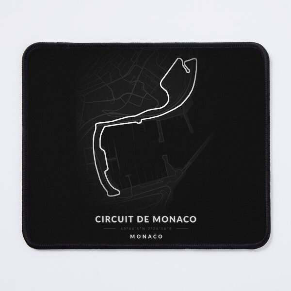 Item preview, Monaco Circuit in Monaco in Black and White designed and sold by Jerhus.