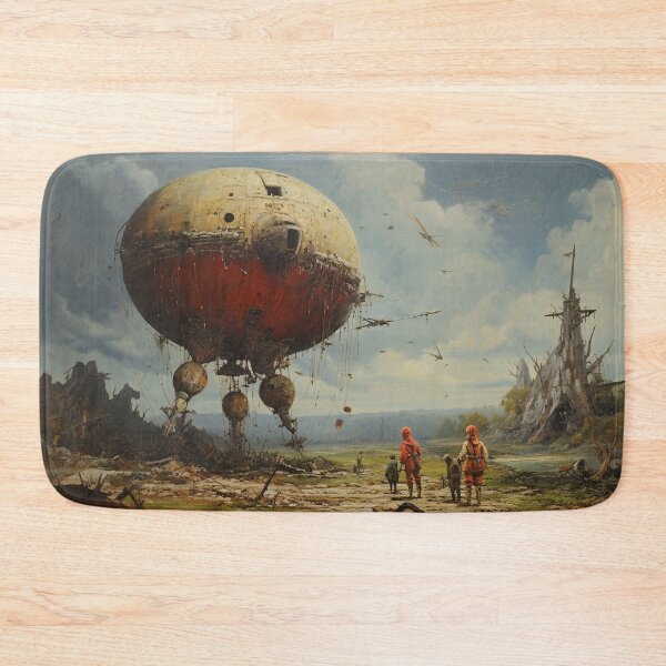 Item preview, Conspiracy Theory: Medieval Aliens, Extraterrestrial Alien Painting designed and sold by Fantasy Masterpiece.
