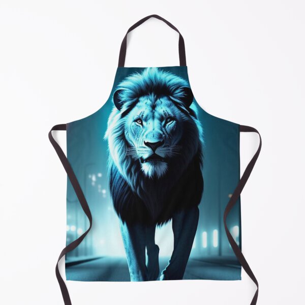 Aperçu de l'œuvre Vibrant Neon Lion 6 - Electrifying Glow Art on Redbubble créée et vendue par craftyblinders9.