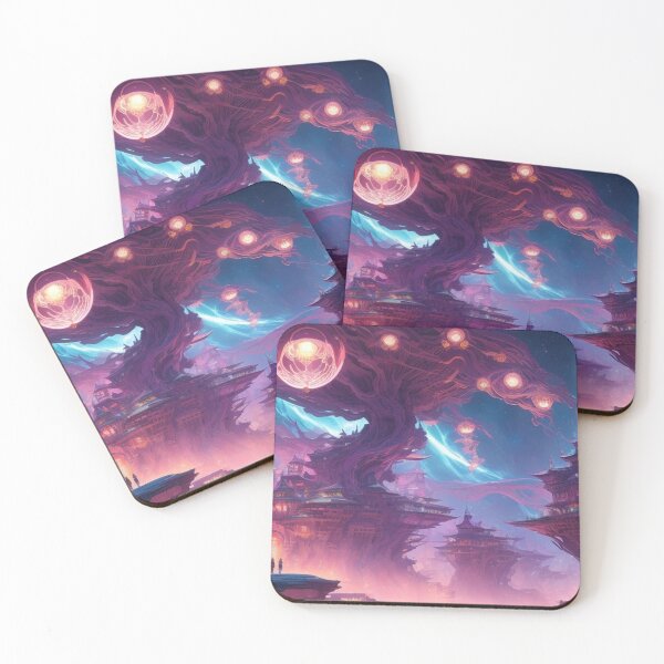 Item preview, Magical Pink Town designed and sold by TondoMeander.