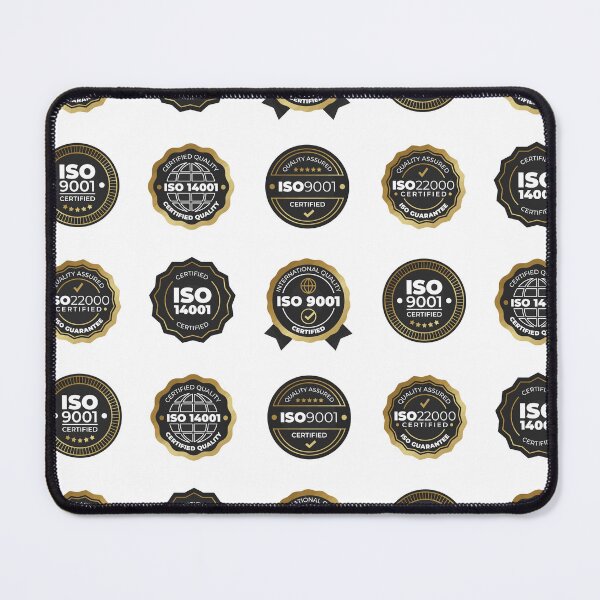 Item preview, certified stamp iso 9001 14001 22000 designed and sold by yourgeekside.
