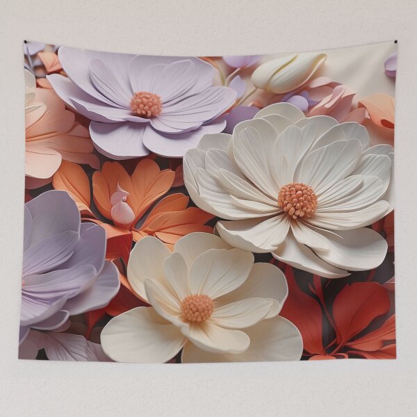 Item preview, Canvas of Dawn: The Vivid Mosaic of Nature designed and sold by ArtComixHaven.