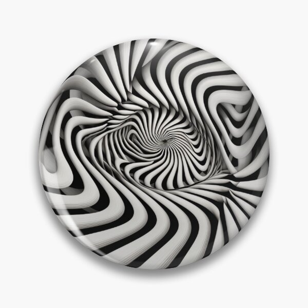 Artikelvorschau, Geometrisches Design der optischen Kunst in Schwarz und Weiß entworfen und verkauft von Elias Kamstra.