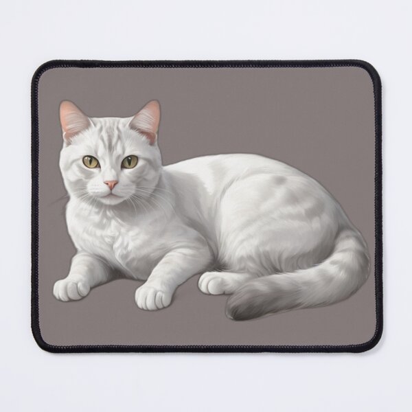 Item preview, Domestic gray white cat designed and sold by PierreAlbijanic.