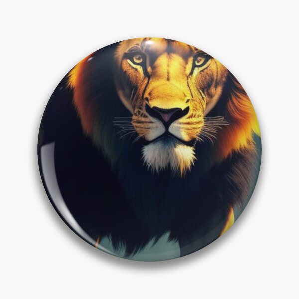 Artikelvorschau, Vibrant Neon Lion 7 - Electrifying Glow Art on Redbubble entworfen und verkauft von craftyblinders9.