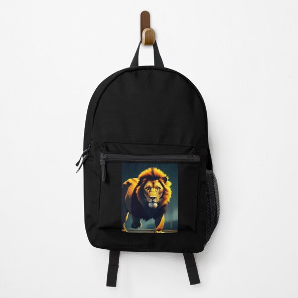 Item preview, Vibrant Neon Lion 7 - Electrifying Glow Art on Redbubble designed and sold by craftyblinders9.