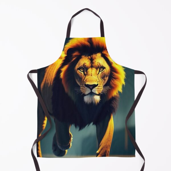 Aperçu de l'œuvre Vibrant Neon Lion 7 - Electrifying Glow Art on Redbubble créée et vendue par craftyblinders9.