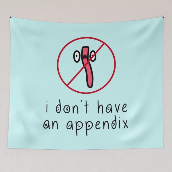 Item preview, i don't have an appendix designed and sold by The Curly Redhead.