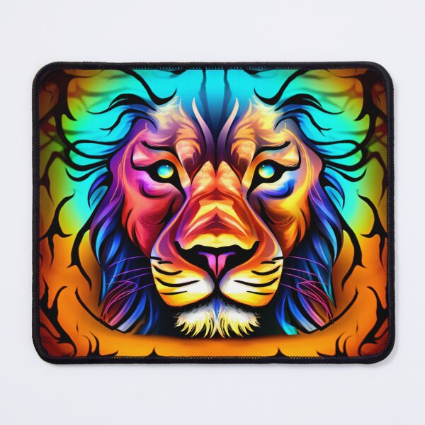 Item preview, Symmetry: Lion's Mane, Symmetrical Psychedelic Art designed and sold by Fantasy Masterpiece.