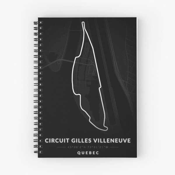 Item preview, Circuit Gilles Villeneuve in Quebec in Black and white designed and sold by Jerhus.