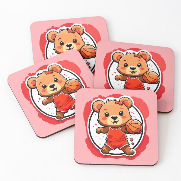 Item preview, Kawaii Bear Hoops Love designed and sold by aylastyle.