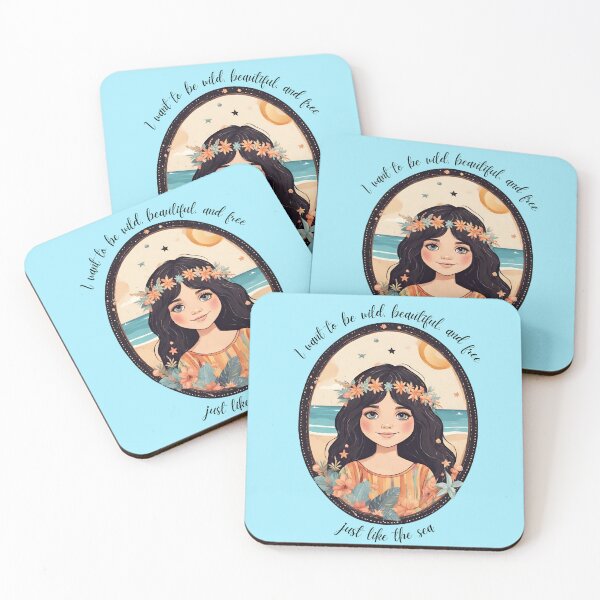 Item preview, I want to be wild, beautiful, and free just like the sea designed and sold by Shirtgame.