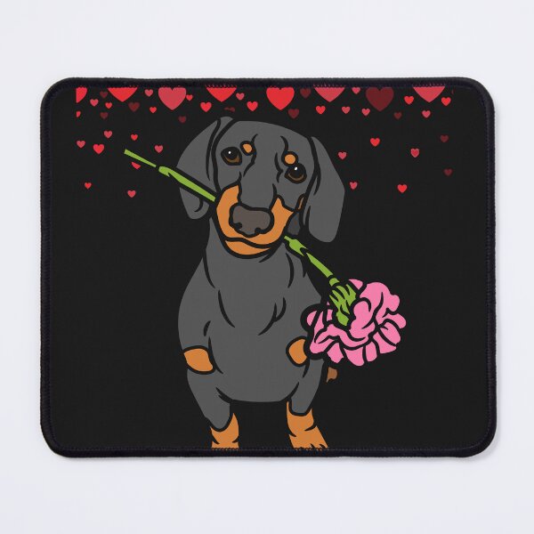 Item preview, Valentine's Day Dachshund designed and sold by ZingZest.