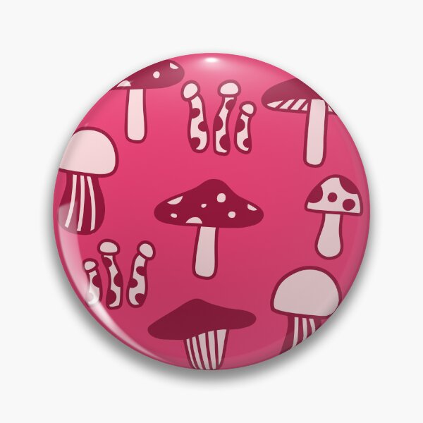 Item preview, Marvelous Mushroom and Fungi Pattern (red/pink) designed and sold by Design Minds Boutique.