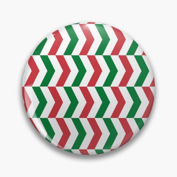 Item preview, Green White Red Italy Tricolor Horizontal Stripe Zigzag Line Triangle Italian Language European Culture Pattern designed and sold by PenguinForests.
