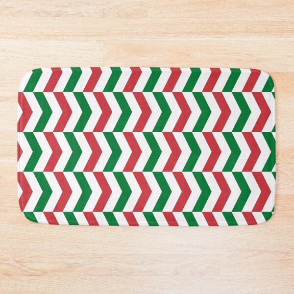 Item preview, Green White Red Italy Tricolor Horizontal Stripe Zigzag Line Triangle Italian Language European Culture Pattern designed and sold by PenguinForests.