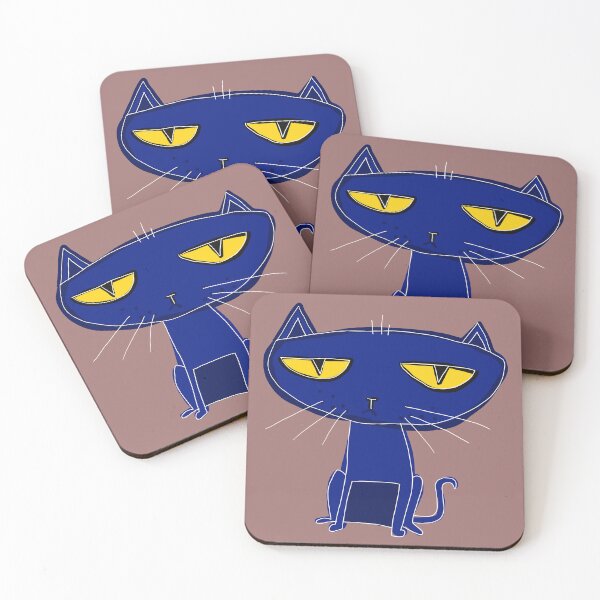 Item preview, blue cat designed and sold by ThomaeArt.