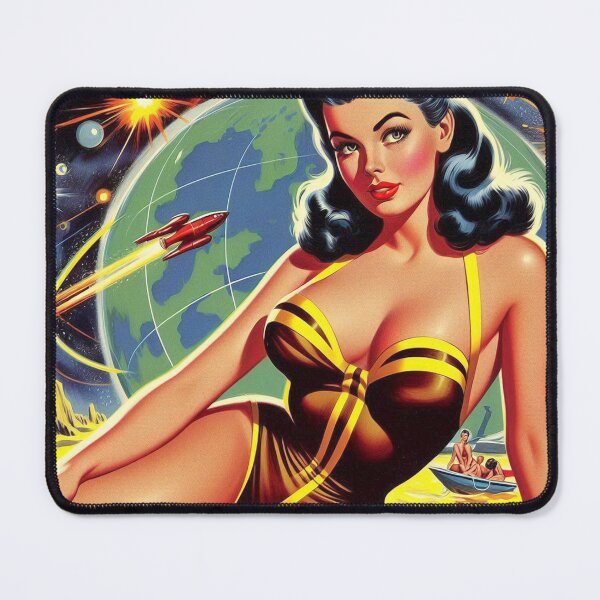 Item preview, Retro Space Pin up designed and sold by PulpVintage.