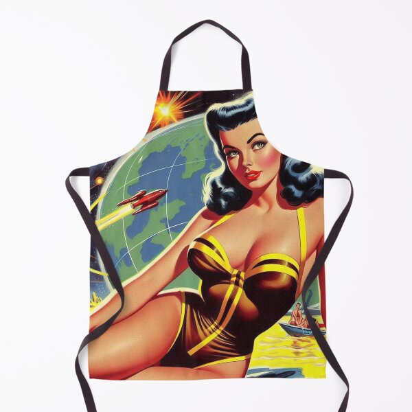Item preview, Retro Space Pin up designed and sold by PulpVintage.