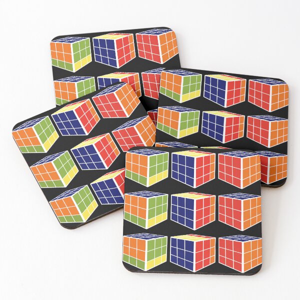 Item preview, Rubik Cube Retro Toy White Lines designed and sold by CarlaBaremb.