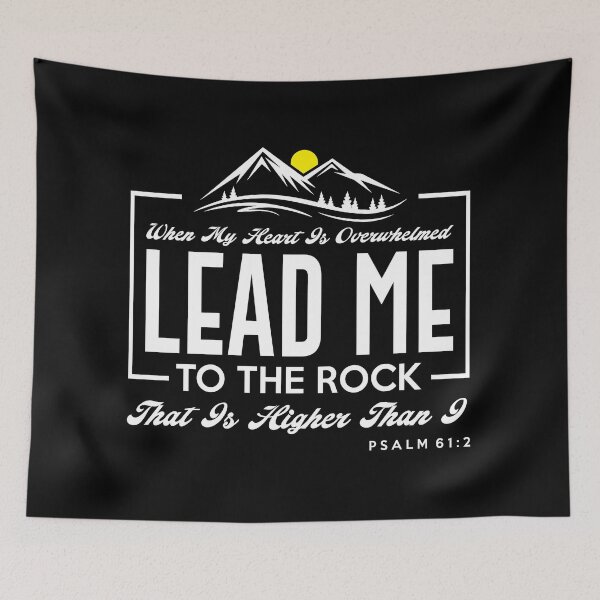 Item preview, Lead Me to The Rock Psalm 61:2  - Share Your Faith Apparel  designed and sold by Rtim1230.