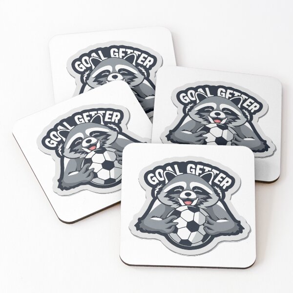 Item preview, Athletic Raccoon Soccer Star - Goal Getter designed and sold by NiftyWrx.