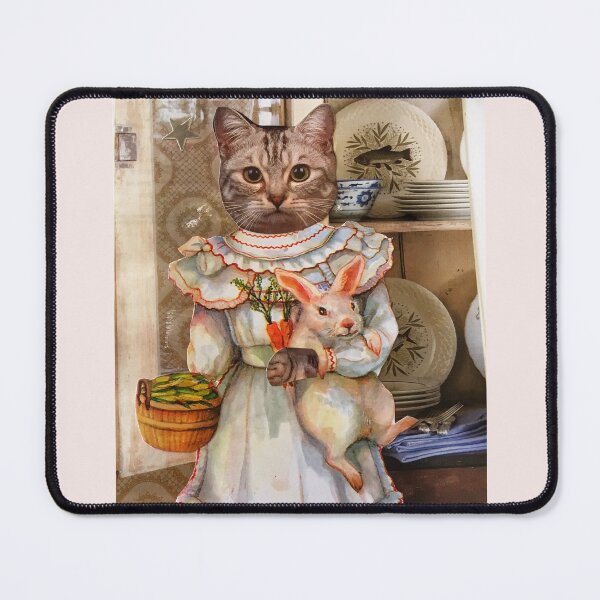 Item preview, Tabby Cat Portrait - ‘Cooking Class’ designed and sold by Nikki Fortuin Arts & Crafts.