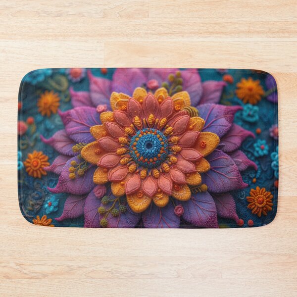 Aperçu de l'œuvre Fleur de mandala colorée créée et vendue par mldorton.