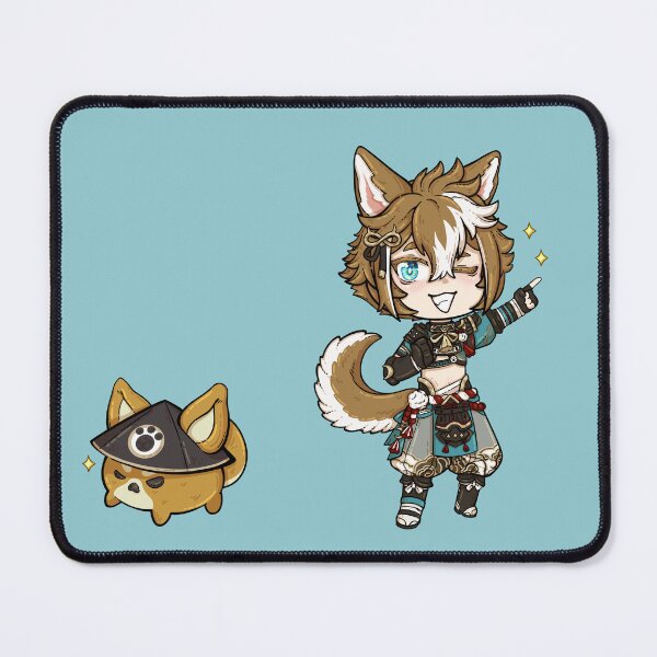 Item preview, Gorou Genshin Impact Chibi designed and sold by ACenturyMage.