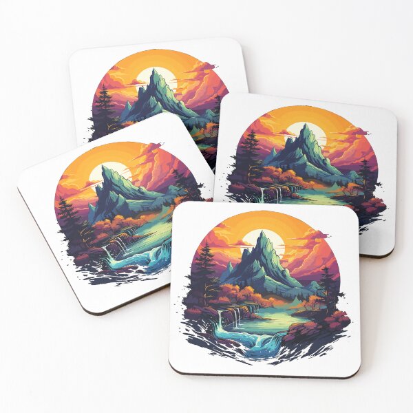 Item preview, Landscape with mountain designed and sold by Elias Kamstra.