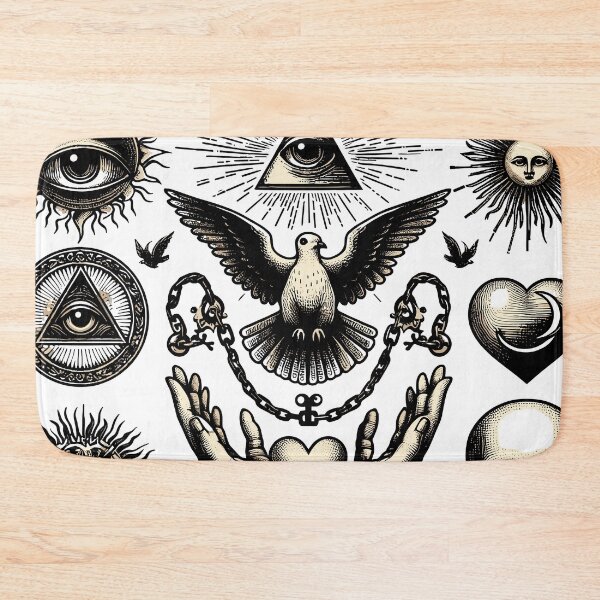 Item preview, Odd Fellows Symbols - Mysterious Fraternal Art v1 designed and sold by iwcus.