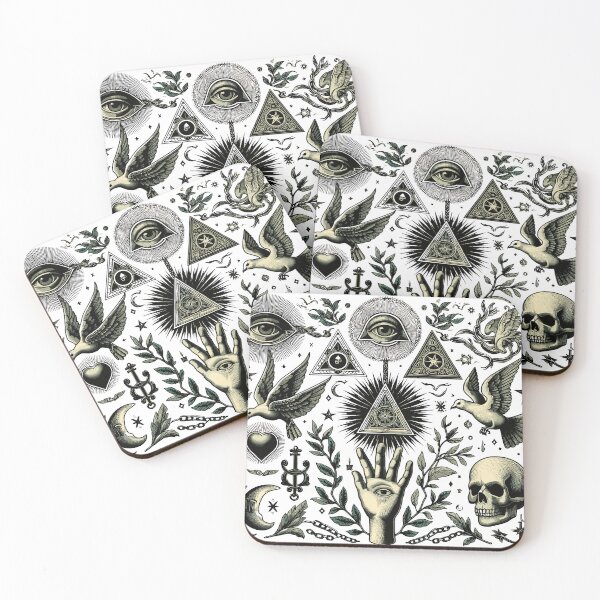 Item preview, Odd Fellows Symbols - Mysterious Fraternal Art v2 designed and sold by iwcus.