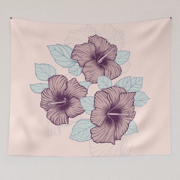 Item preview, Trío de hibiscos designed and sold by Rômulo Queiroz.