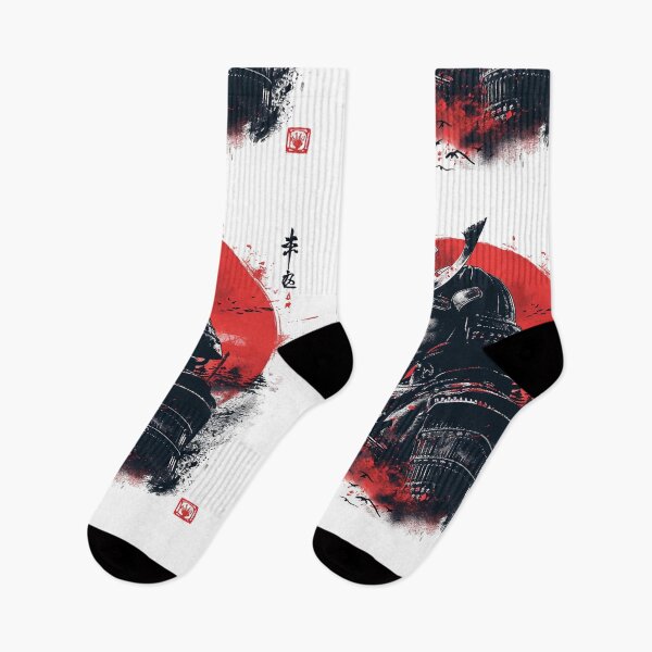 Item preview, Samurai Gaze: Contemplative Warrior Against Rising Sun designed and sold by ShogunStyle.