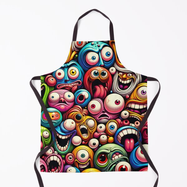 Item preview, Kaleidoscope of Emotions: A Vibrant Character Mosaic designed and sold by ArtComixHaven.