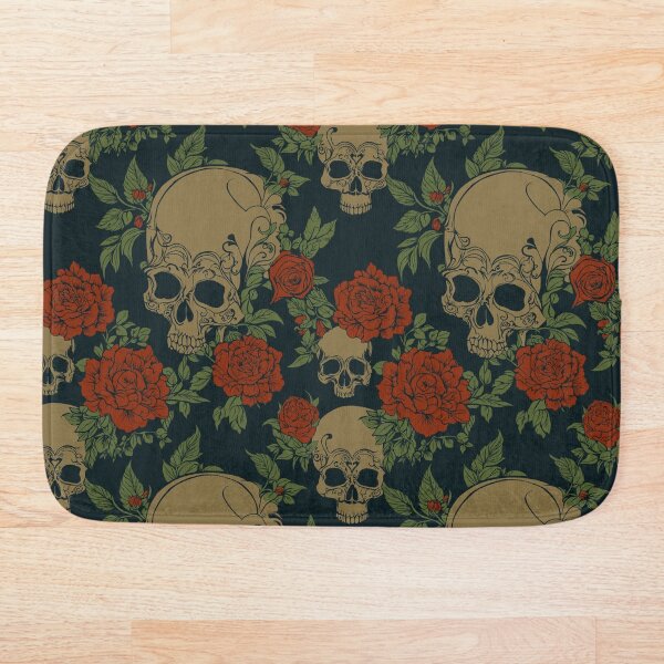 Item preview, Skulls and roses designed and sold by DarkFinds.