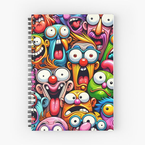 Item preview, Eccentric Ensemble: A Spectrum of Whimsical Visages designed and sold by ArtComixHaven.