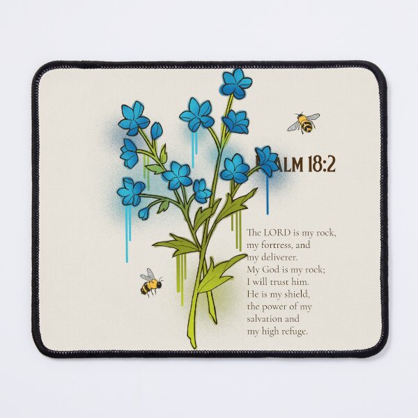 Item preview, pretty flowers with encouraging Bible verse designed and sold by Richard Kottman.