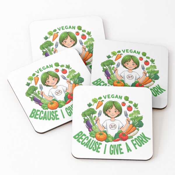 Item preview, Vegan, Because I Give A Fork! designed and sold by 3Brew-Designs.
