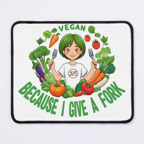 Item preview, Vegan, Because I Give A Fork! designed and sold by 3Brew-Designs.