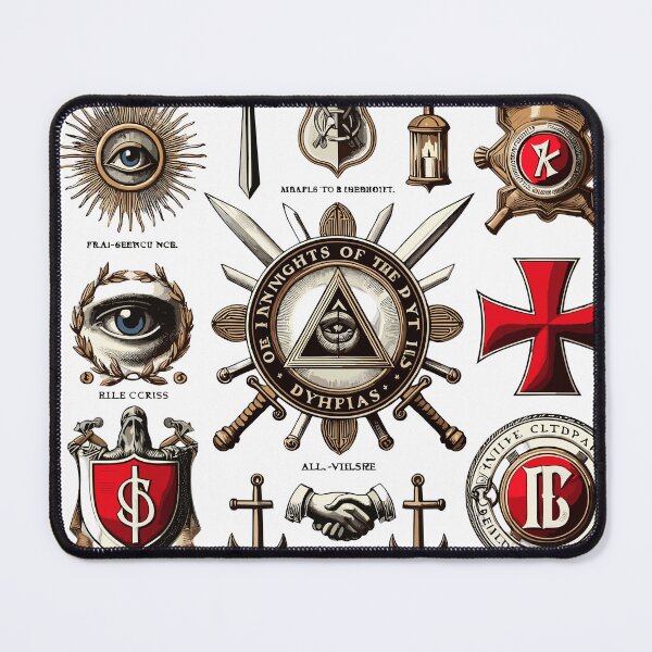 Item preview, Knights of Pythias Symbols - Fraternity and Unity v2 designed and sold by iwcus.