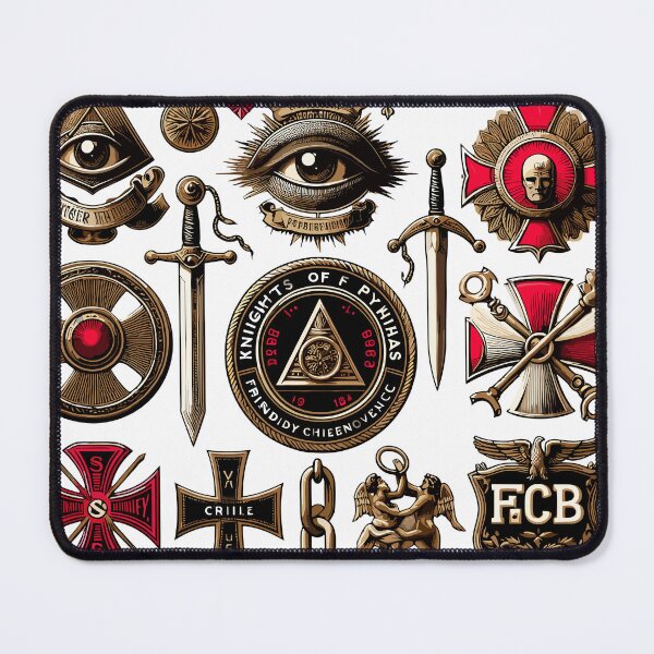 Item preview, Knights of Pythias Symbols - Fraternity and Unity v4 designed and sold by iwcus.