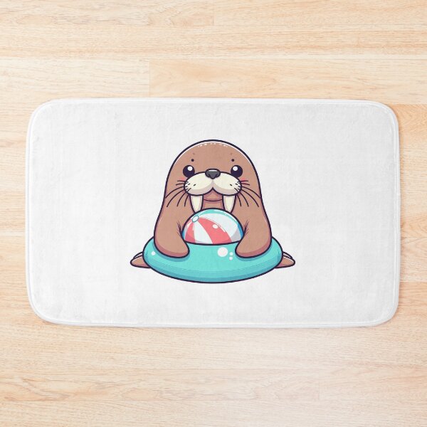 Item preview, Playful Manatee Cartoon designed and sold by ArtfulWeave.