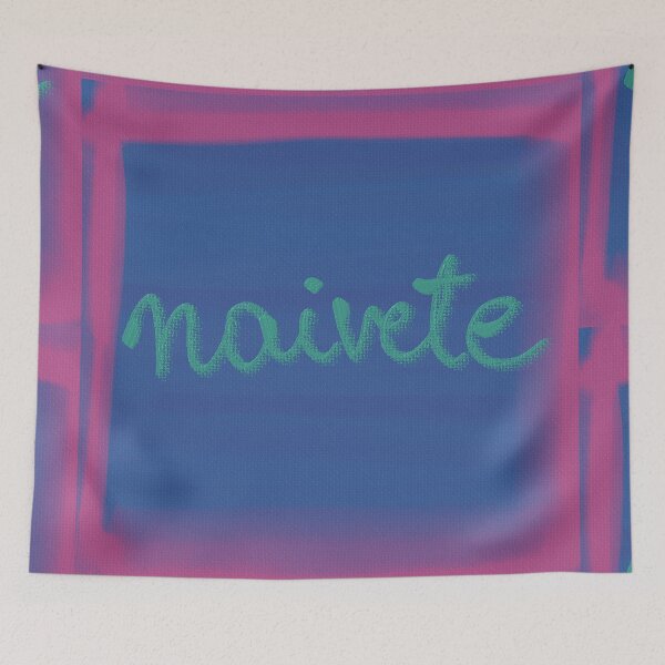 Item preview, NAIVETE word art print designed and sold by nataliavandalia.